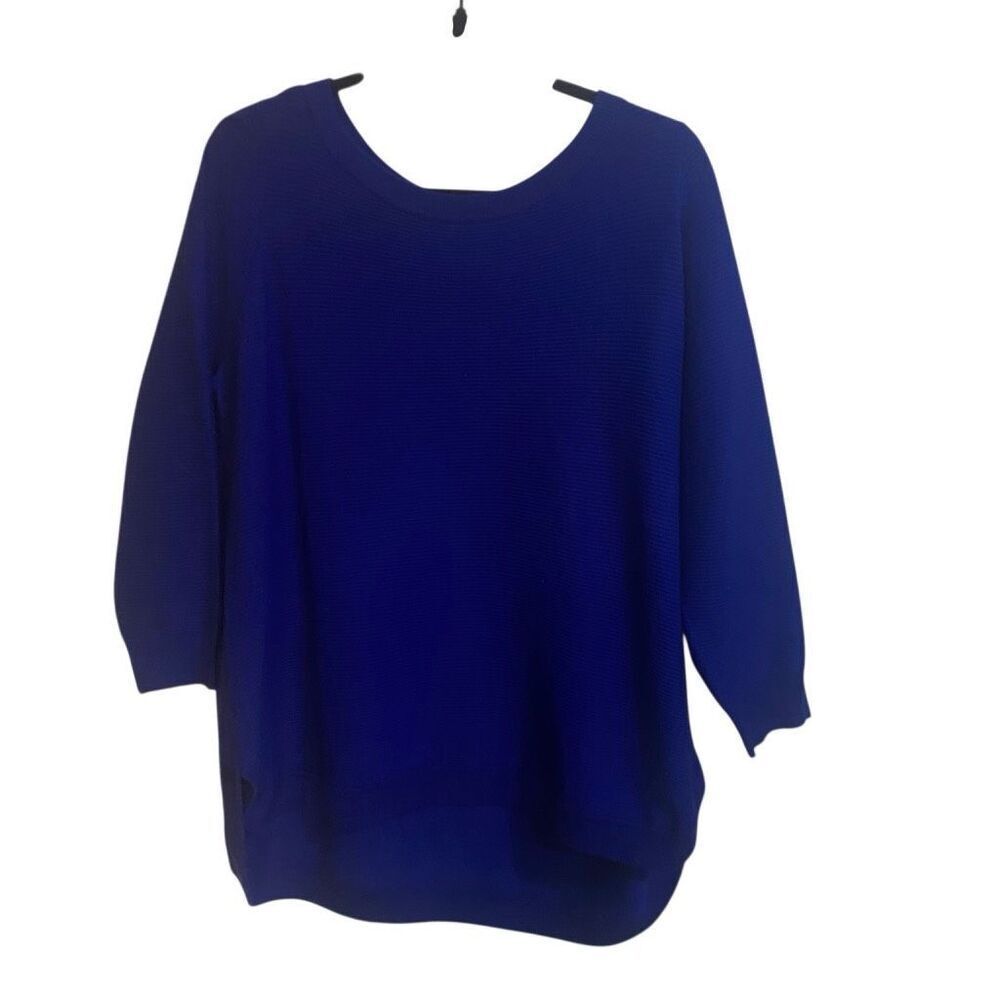 Jones New York 1XL blue long sleeve sweater